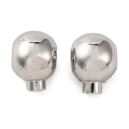 Brass Crimp Beads KK-K378-41P-1