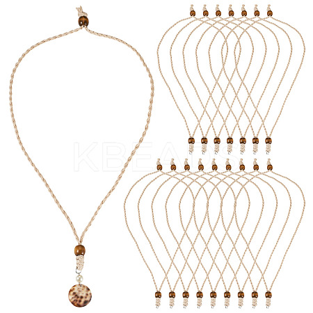 Adjustable Waxed Polyester Cord Necklace Making NJEW-TAC0031-1
