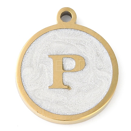 Ion Plating(IP) 201 Stainless Steel Pendants STAS-K288-02G-P-1