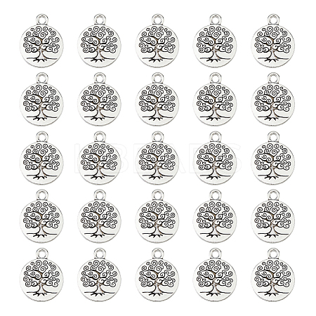Tibetan Style Alloy Pendants FIND-DC0006-12B-1