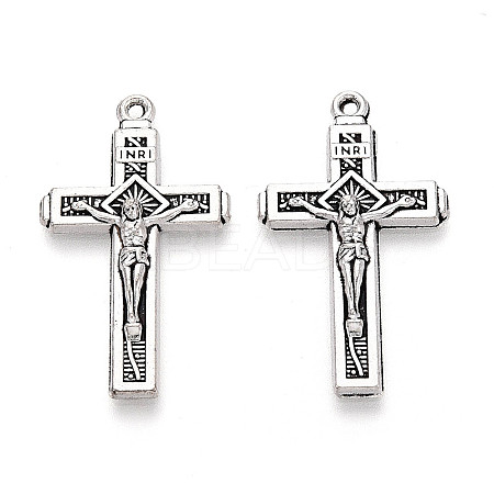 Tibetan Style Alloy Pendants TIBEP-T054-11AS-1