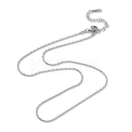 Non-Tarnish 201 Stainless Steel Boston Link Chain Necklace for Men Women LS-NJEW-P268-A31-1X5-1