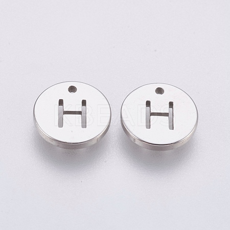 Non-Tarnish 304 Stainless Steel Charms STAS-P212-15P-13-1