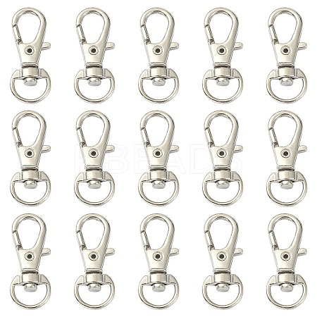 10Pcs Alloy Swivel Lobster Claw Clasps PALLOY-CJ0002-68-1