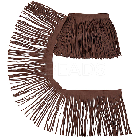 1Pc Suede Fabric Tassels Ribbon OCOR-GF0005-60B-04-1
