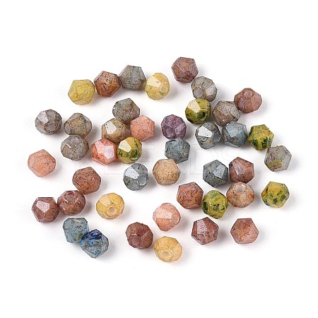 Picasso Baking Paint Glass Beads DGLA-T004-61M-1
