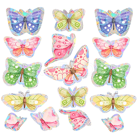 PVC Waterproof Shopwindow Decorative Sticker DIY-WH20007-17D-1