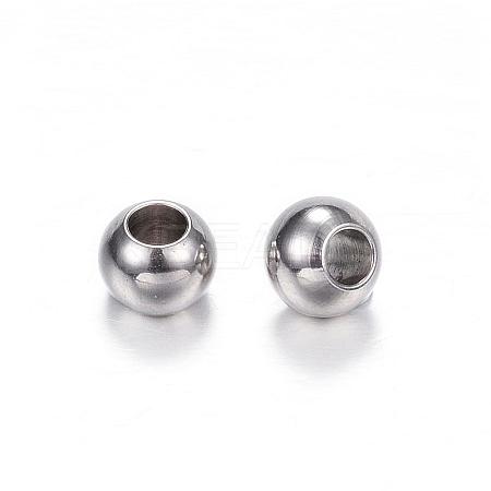Tarnish Resistant 201 Stainless Steel Beads STAS-D447-37B-1
