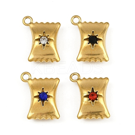 304 Stainless Steel Charms STAS-I342-05G-1