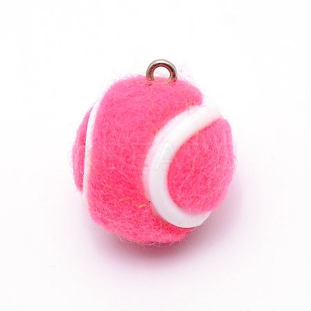 Cloth Fabric Pendants FIND-TAC0006-27E-1