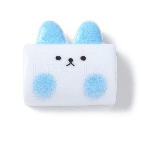 Opaque Resin Cabochons RESI-Z033-03D-1