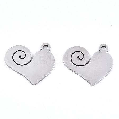 Non-Tarnish 201 Stainless Steel Pendants STAS-S081-086-1