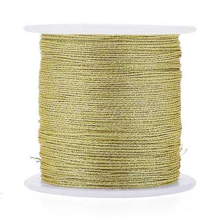 Polyester Braided Metallic Thread OCOR-I007-B-07-1