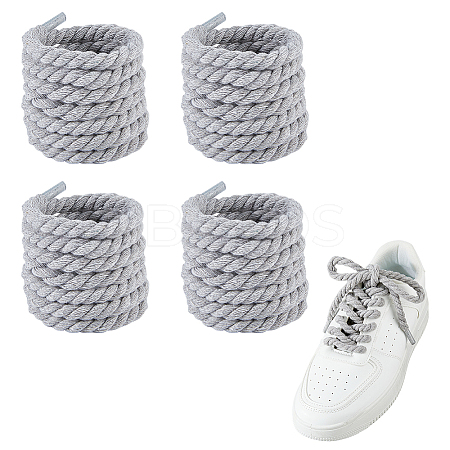 4 Pairs Cotton Shoelaces FIND-FH0012-04A-1