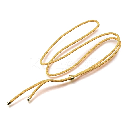 2.5MM Adjustable Braided Nylon Cords Necklace Making FB-CBAA152-02G-29-1