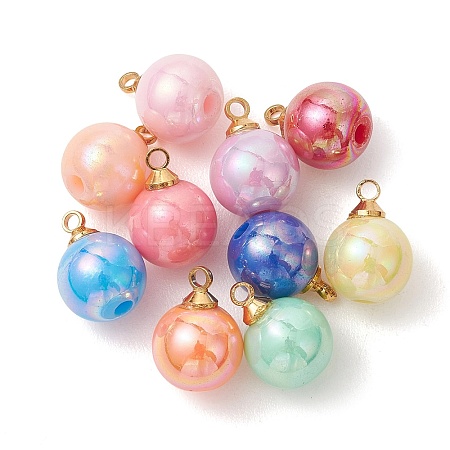 Opaque Acrylic Pendants PALLOY-JF05207-1