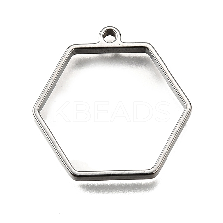 304 Stainless Steel Pendants STAS-S181-01P-B-1
