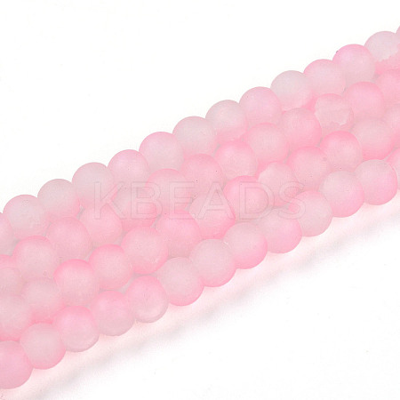 Crackle Glass Beads Strands GLAA-N009-4mm-02-1