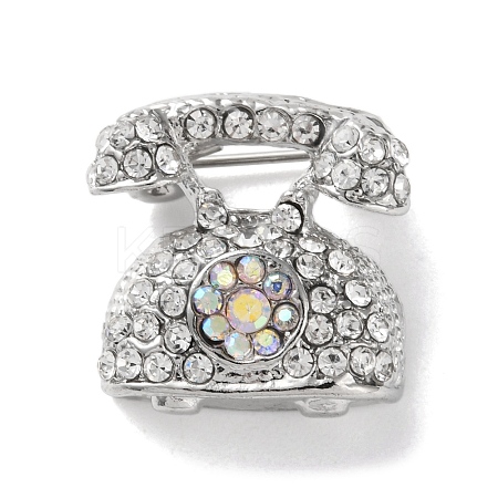 Fashion Platinum Zinc Alloy Enamel Pins LS-JEWB-D068-01P-06-1