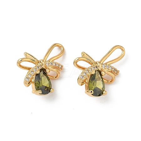Brass Micro Pave Cubic Zirconia Pendants LS-KK-Z136-58G-01-1