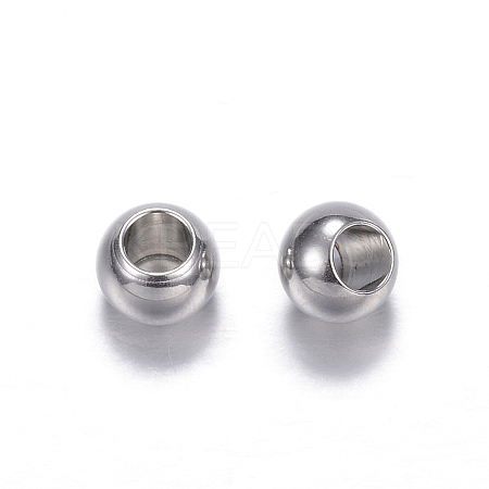 Tarnish Resistant 201 Stainless Steel Beads LS-X-STAS-D447-35B-1