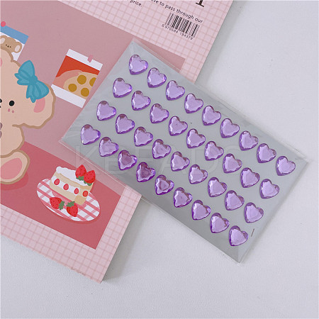 Acrylic Rhinestone Self-Adhesive Stickers WG57164-08-1