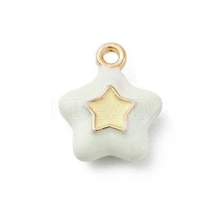 Alloy Enamel Charms ENAM-E362-08E-1