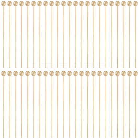 Brass Ball Head Pins KK-BBC0025-60C-1
