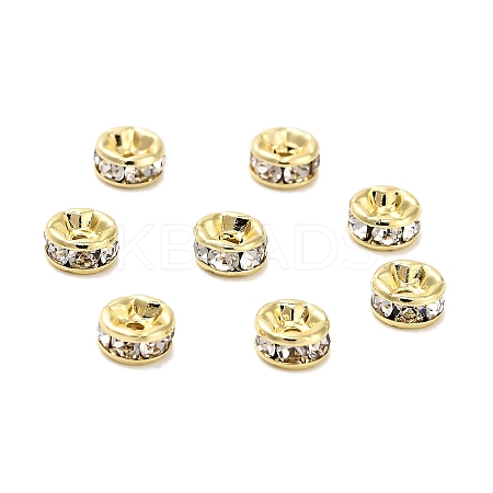 316 Surgical Stainless Steel Rhinestone Spacer Beads X-STAS-L285-001G-02-1-1