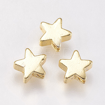 Brass Beads KK-E735-26G-1