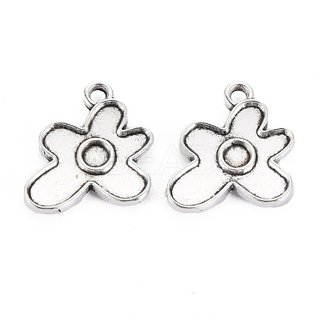 Tibetan Style Alloy Pendant Enamel Settings X-PALLOY-N160-65AS-1