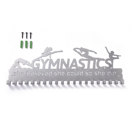 (Defective Closeout Sale) Fashion Iron Medal Hanger Holder Display Wall Rack ODIS-XCP0001-20-1