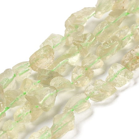 Raw Rough Natural Topaz Crystal Beads Strands G-I283-G05-02-1