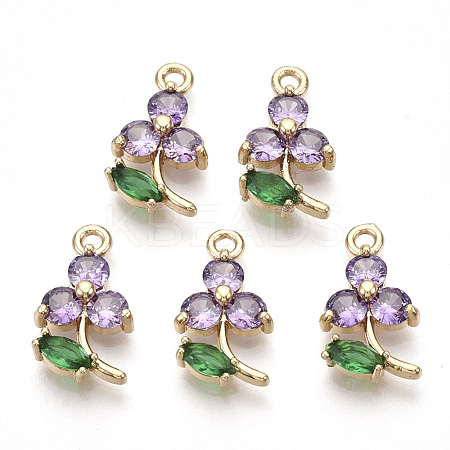 Transparent Glass Pendants GLAA-R212-17A-1