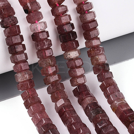 Natural Strawberry Quartz Beads Strands G-N357-14A-11-1