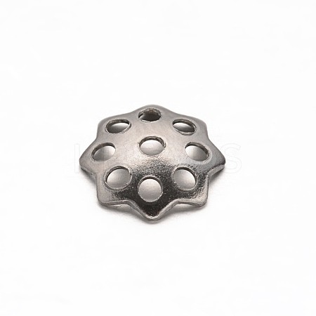 Tarnish Resistant Multi-Petal Flower 304 Stainless Steel Bead Caps LS-STAS-E103-12B-1