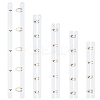 5 Pairs 5 Styles Stainless Steel Corset Busk FIND-CL0002-01-1