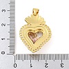 Rack Plating Brass Pendants ZIRC-L100-163G-08-3