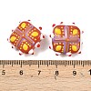 Glass Imitation Jade Beads GLAA-L051-03E-3
