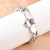 304 Stainless Steel Chain Bracelets LS-BJEW-D379-18P-4