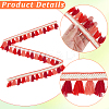 5.47 Yards Ethnic Style Polyester Fringe Lace Trims SRIB-CY0001-32B-6