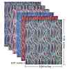 6Pcs 6 Colors Glitter Heat Transfer DIY-SZ0003-59-5