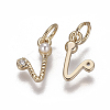 Brass Charms KK-L179-08V-G-2