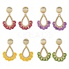 201 Stainless Steel Stud Earrings EJEW-MZ00809-2