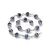 Handmade Glass Beaded Chains AJEW-JB00498-04-2