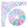 10 Setes 10 Colors Transparent Frosted Glass Round Seed Beads GLAA-PH0003-44B-7