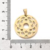 201 Stainless Steel Pendants STAS-R166-06G-3