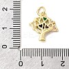 Brass Pave Cubic Zirconia Pendants LS-KK-G554-17G-3