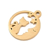 304 Stainless Steel Charms STAS-Z183-07G-2