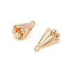 Brass Pendants with Clear Glass Rhinestone KK-N254-66G-2